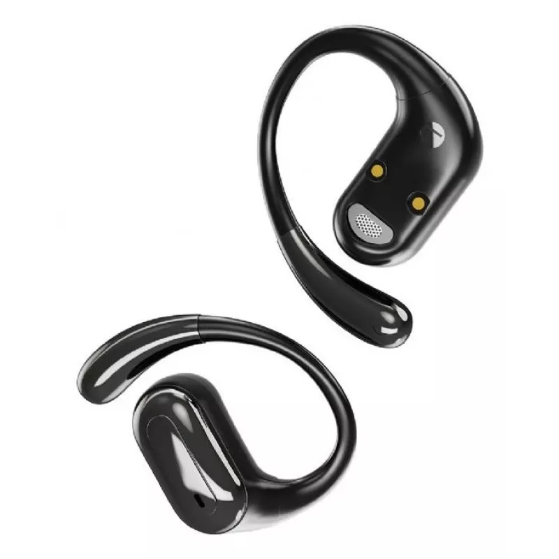 Bedrade hoofdtelefoon GEMBIRD OWS-01-BK met verstelbare hoofdband en ingebouwde microfoon