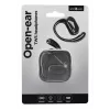 Bedrade hoofdtelefoon GEMBIRD OWS-01-BK met verstelbare hoofdband en ingebouwde microfoon