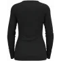 Odlo BL TOP ronde hals l/s MERINO 200 dames-T-shirt, maat S, zwart
