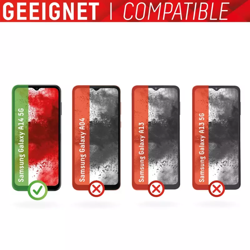 Displex displayschermfolie Samsung Galaxy A14 5G krasvast