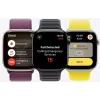 Smartwatch Apple Watch Series 10 GPS + Cellular 46mm leisteen titanium behuizing met leisteen Milanese Loop - S/M