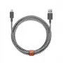 USB-A-naar-Lightning-kabel Native Union Belt kabel XL 3 m zwart wit