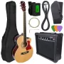 V-TONE EAG SET NT - set (4/4 elektro-akoestische gitaar, naturel + versterker)