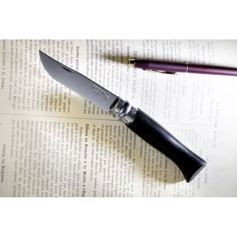 Klapmes Opinel N°08 Collector zwart lemmet 8,5 cm