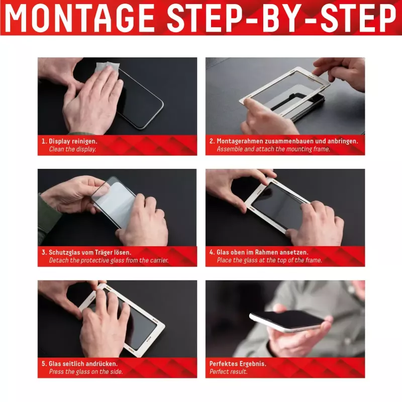 Displex Privacy volledige afdekking screenprotector Apple iPhone 14 Pro gehard glas