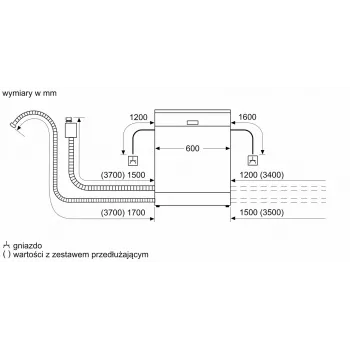 Inbouwvaatwasser Bosch Serie6 SMD6ECX21E — Bosch Serie6 inbouwvaatwasser, model SMD6ECX21E