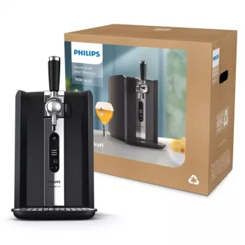 Biertapinstallatie Philips HD3770/90 PerfectDraft, zwart, compatibel met 6-liter vaten