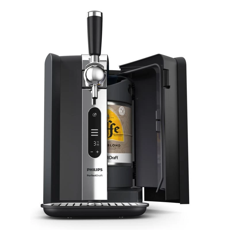 Biertapinstallatie Philips HD3770/90 PerfectDraft, zwart, compatibel met 6-liter vaten