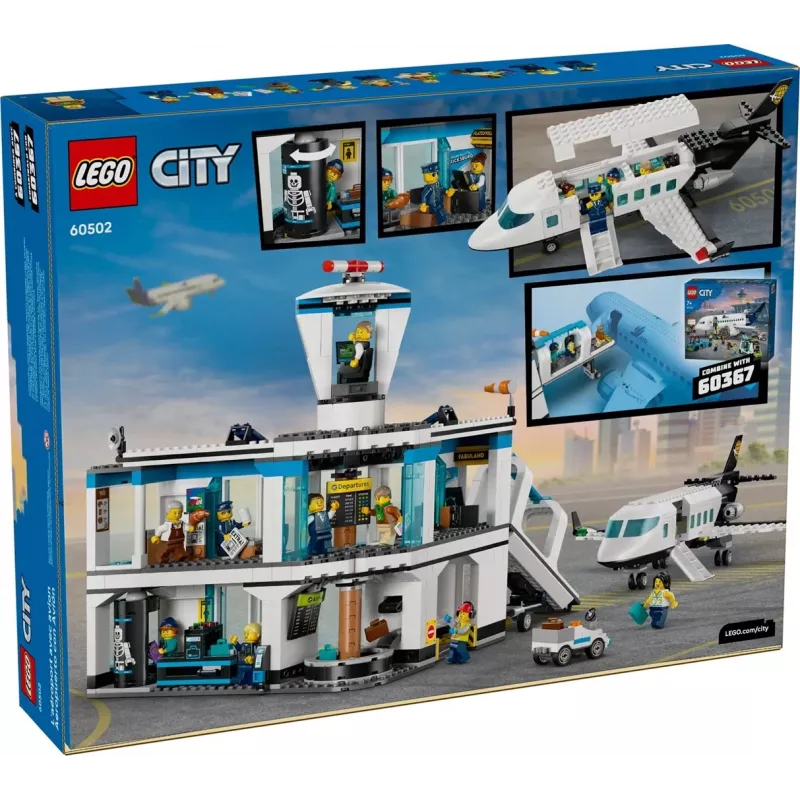 LEGO CITY 60502 luchthaven met vliegtuig