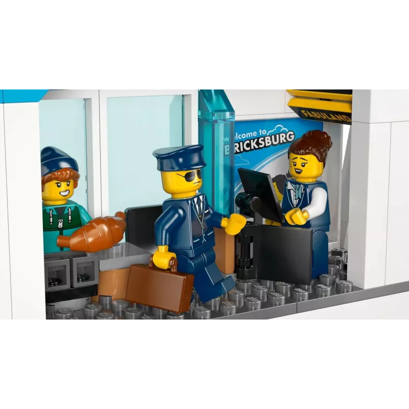 LEGO CITY 60502 luchthaven met vliegtuig