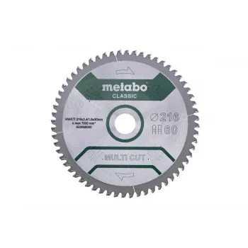 Cirkelzaagblad Metabo 628066000 21,6 cm