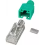 EFB Elektronik fabrikant RJ45 stekker STP TM11 groen 100 stuks 3 elementen Cat - kabel-/adapterset - netwerk