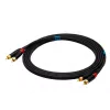 SSQ RCARCA2 SS-1432 kabel 2x cinch - 2x cinch 2 m zwart