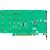HighPoint hostbusadapter Rocket 1104 PCI-Ex16v3 – 4x M.2 NVMe – NVMe – PCI-Express