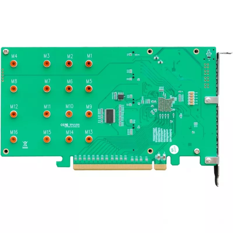 HighPoint hostbusadapter Rocket 1104 PCI-Ex16v3 – 4x M.2 NVMe – NVMe – PCI-Express