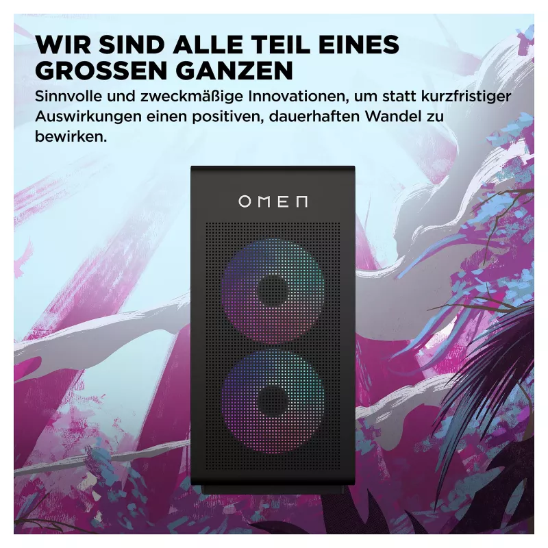 OMEN desktop gaming-pc GT16-1171ng - AMD Ryzen 7 9800X3D, 32 GB RAM, 2 TB SSD, GeForce RTX 5070Ti, Win
