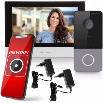 Video-intercom Hikvision DS-KIS603-P(C)/EU 2 MP 7 inch LCD