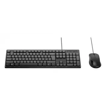 Bedraad toetsenbord-muisset Belkin BBZ014DE — Duitse layout, USB-A, full-size toetsenbord, 1200 CPI muis