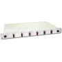 Lightwin LWL-lasbox, 12 vezels, 6x DSC multimode, 50/125 µm OM4 pigtail-lasboxen (SPBOX 12G50 OM4 DSC)