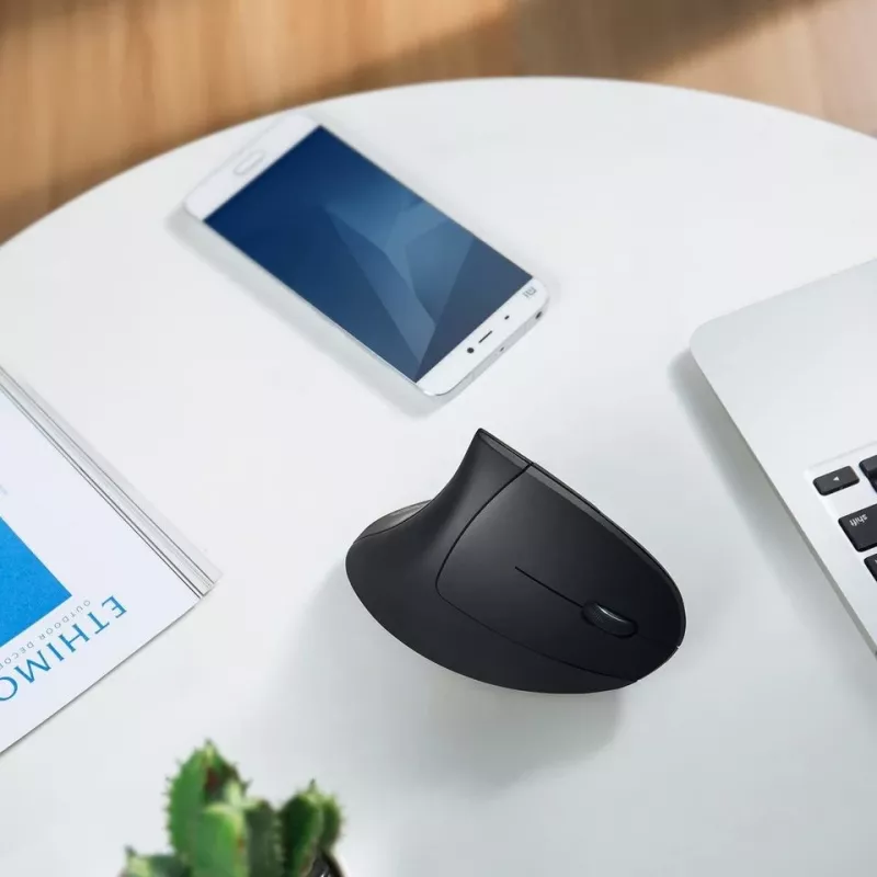 Anker Innovations Anker Vertical Ergonomic - verticale muis - optisch - 5 knoppen - draadloos - 2.4 GHz - draadloze ontvanger (USB) (A7852011)