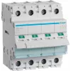 Installatieautomaat Hager SBN463 – 63 A, spoelspanning tot 440 V, 4 module-eenheden, IP20