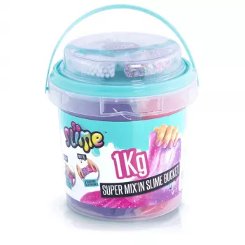 Slime Canal Toys Slime Super Bucket 1kg meerkleurig 6 jaar