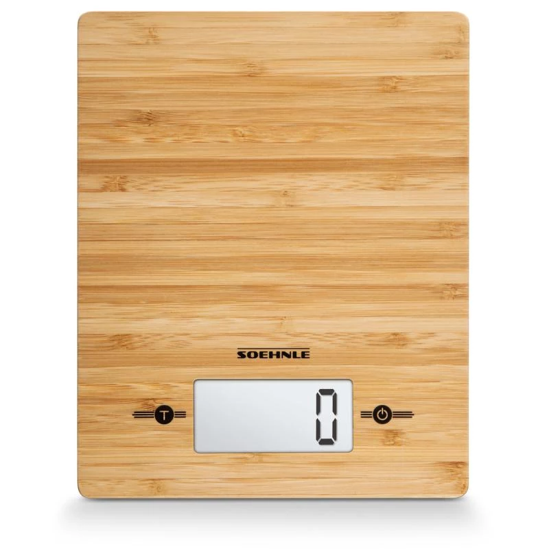 Elektronische keukenweegschaal Soehnle Bamboo Countertop Rectangle