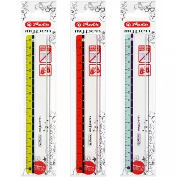 Liniaal Herlitz 11367984 170 mm kunststof