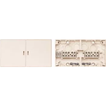 Merten 521044 toestelaansluitdoos inbouw/opbouw, wit