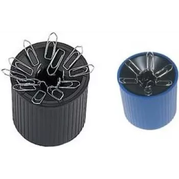 Helit Linear blauw paperclipdispenser kunststof (H6390834)