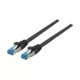 Netwerkkabel EFB Elektronik K5525FSW.10 RJ-45 Cat6a 10 m zwart