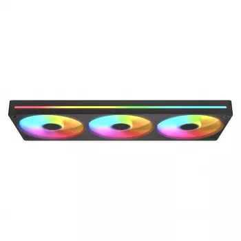 Ventilator COUGAR Unity360-FB single-frame 360 ARGB PWM reversed, 120 mm, 700–1600 tpm, FDB, zwart