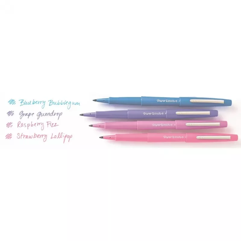 PAPER MATE vezelstiften Flair 12 stuks pastel M 0,7 mm blister