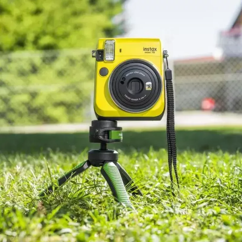 Statief Mantona 21407 voor smartphone en digitale camera zwart groen