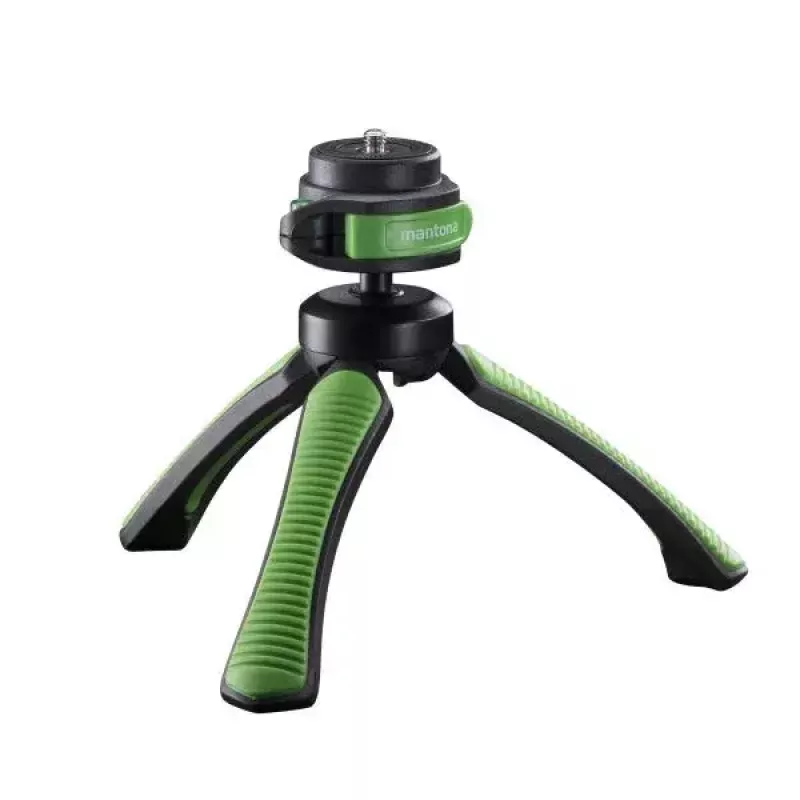 Statief Mantona 21407 voor smartphone en digitale camera zwart groen