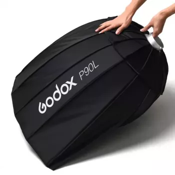 Softbox Godox P90L 90cm zwart nylon polyester met diffusers
