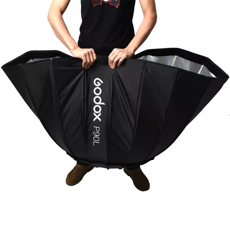 Softbox Godox P90L 90cm zwart nylon polyester met diffusers