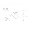 Plafondbeugel Multibrackets M Universal Projector 300-480 met fijnafstelling