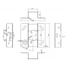 Plafondbeugel Multibrackets M Universal Projector 300-480 met fijnafstelling