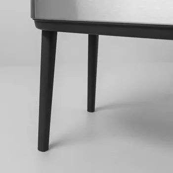 Afvalemmer Brabantia 316227 34L rechthoekig kunststof roestvrij staal