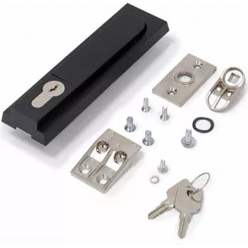 Triton RAX-MS-X35-X2 Metalen draaigreep met slot voor vrijstaande rackkasten, 2 sleutels