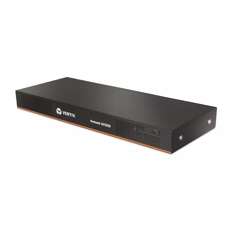 Vertiv Avocent AutoView AV3216 16-poorts KVM-switch, 2 lokale gebruikers, 1 IP-gebruiker