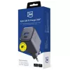 Oplader 3MK Hyper Charger PD 33W GaN QC4+ zwart — 33W PD-snellader met GaN-technologie