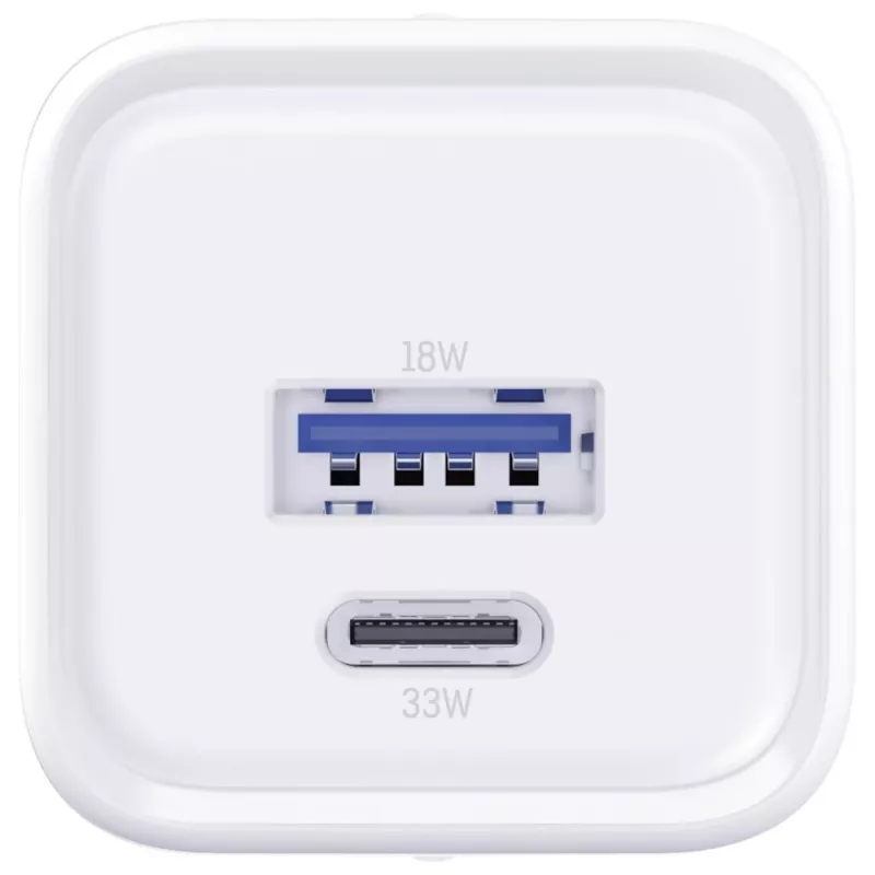 Wandoplader 3MK Hyper Charger PD 33W GaN QC4+ wit – USB-C PD 33W, GaN, Quick Charge 4+
