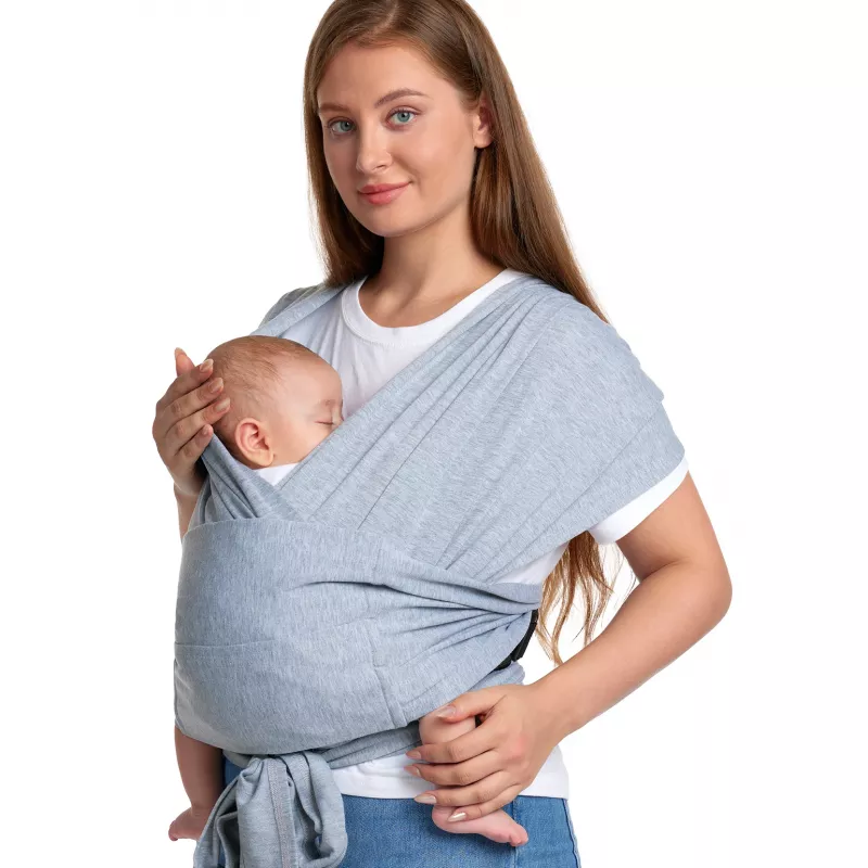 Momcozy Baby Wrap Carrier grijs