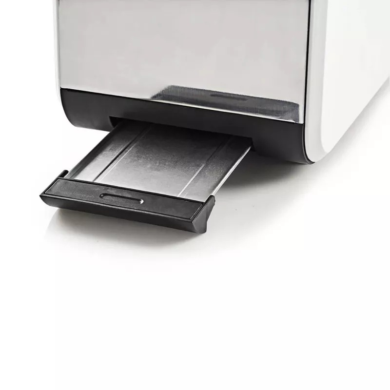 Nedis KABT510EWT Broodrooster, 2 brede sleuven, soft-touch, wit