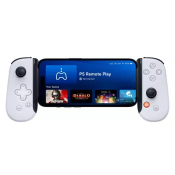 Gamepad Backbone One voor iPhone PlayStation Edition wit – bedrade Lightning-controller voor pc, PlayStation, Xbox, iOS