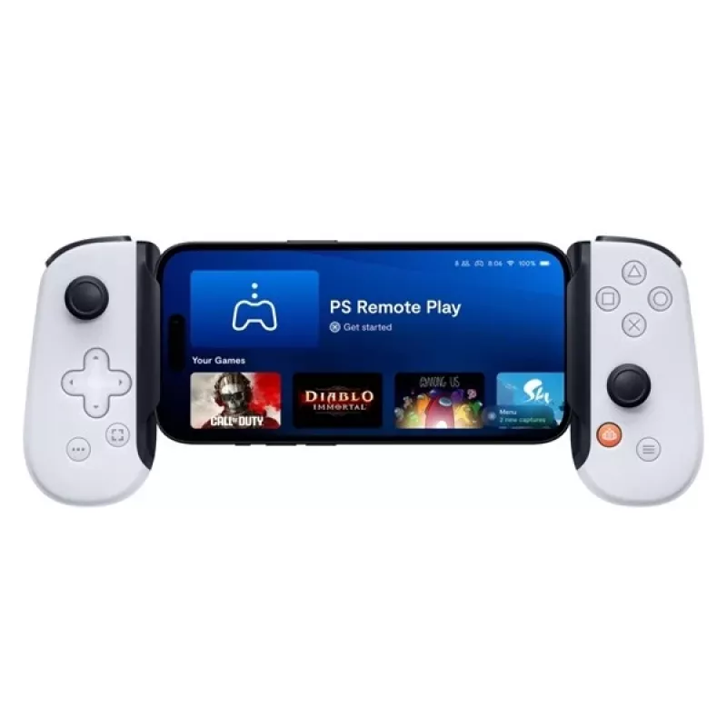Gamepad Backbone One voor iPhone PlayStation Edition wit – bedrade Lightning-controller voor pc, PlayStation, Xbox, iOS