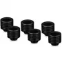 Thermal Grizzly Thermal Interface Fitting DeltaMate Fitting HT16 zwart (6-pack)