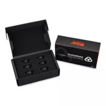 Thermal Grizzly DeltaMate Plug - zwart (6-pack) (TG-DM-FIT-6009)